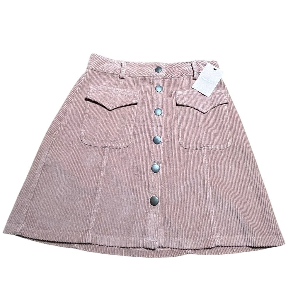 NWT Dana Skirt Pink Blush Corduroy size Medium